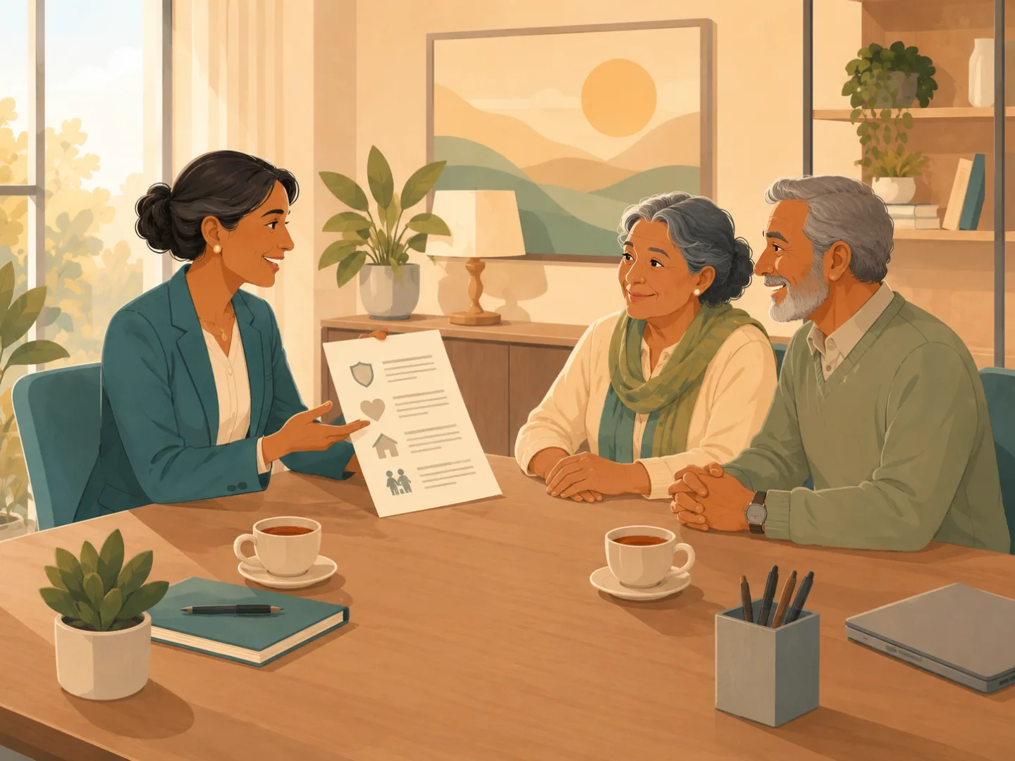Illustration — A real advisor guides you