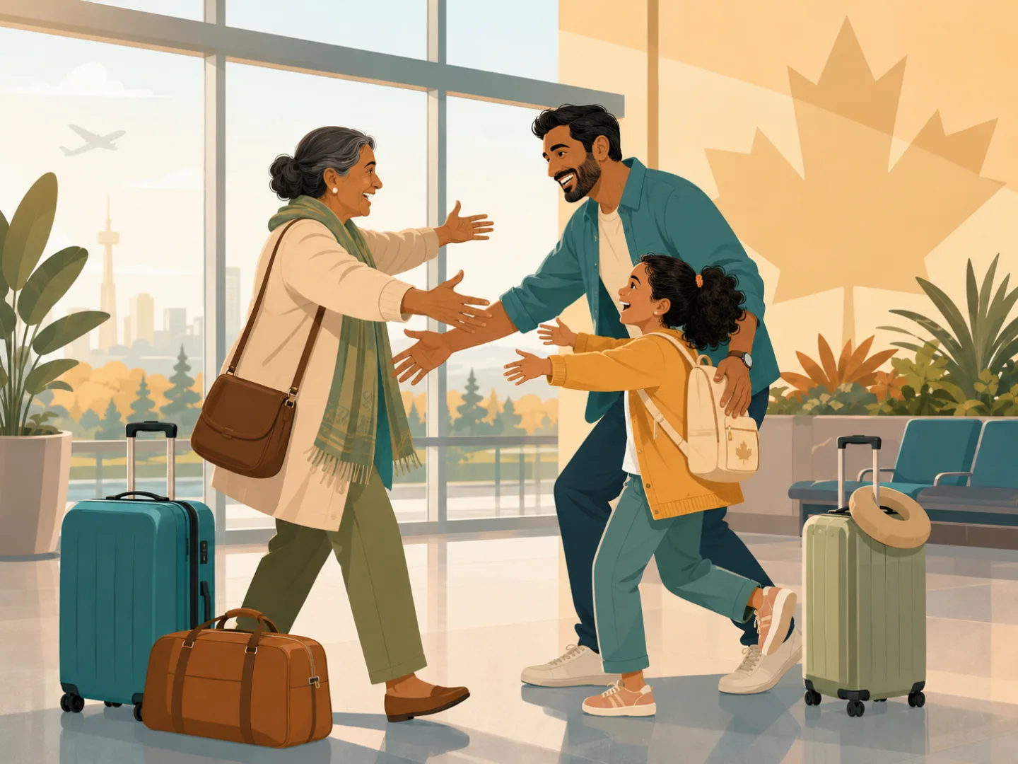 Illustration — Welcome family home
